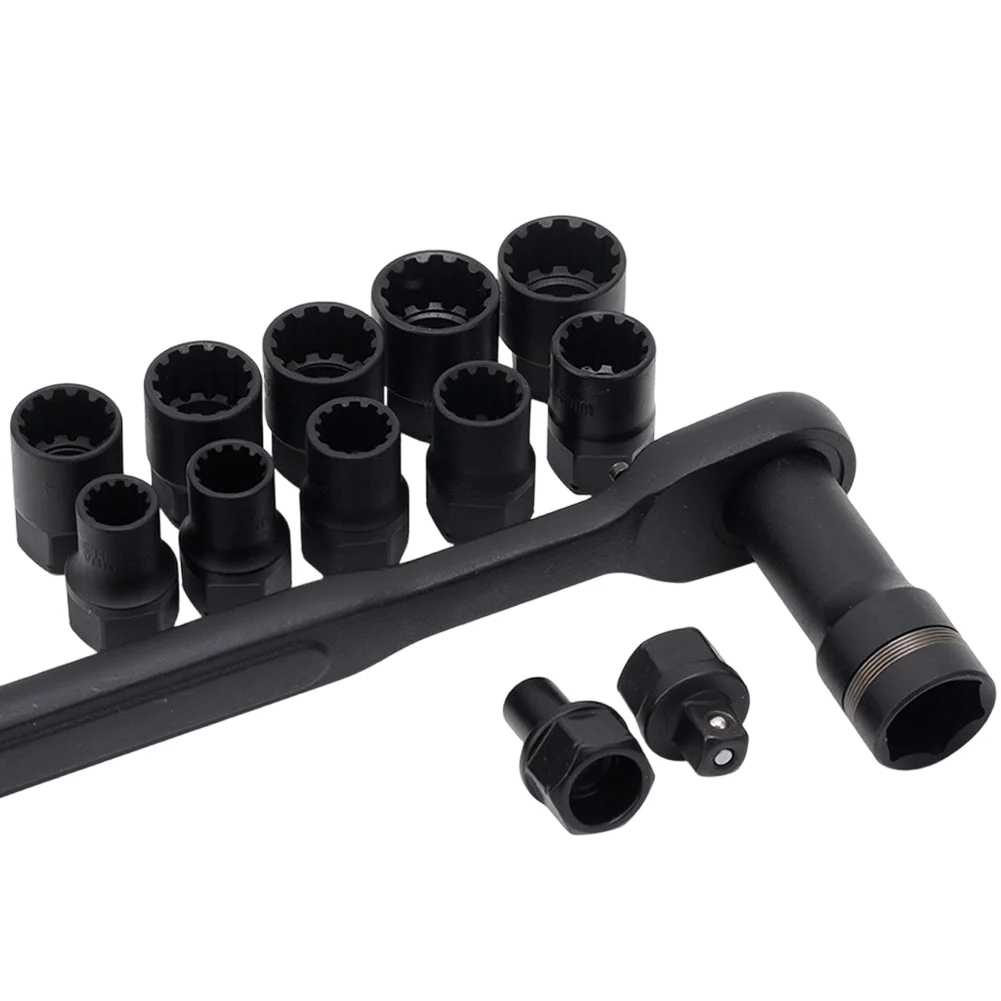Car Workshop Tools Kit - 15 pçs chave de soquete catraca