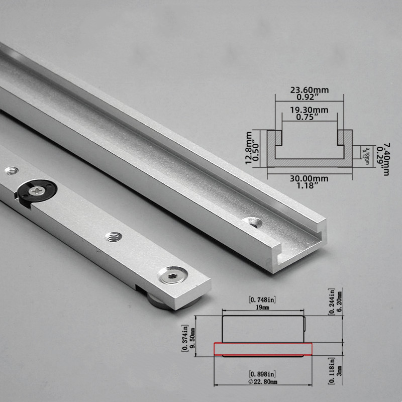 Dowel Jig Kit - Kit de 2 Peças para Trilho