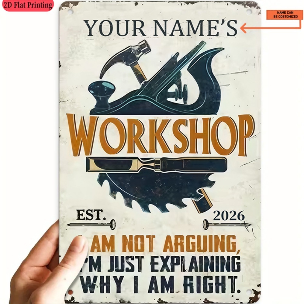 [2D Plano] 1 unidade Placa de  - Workshop Tools Name avaliação e preço