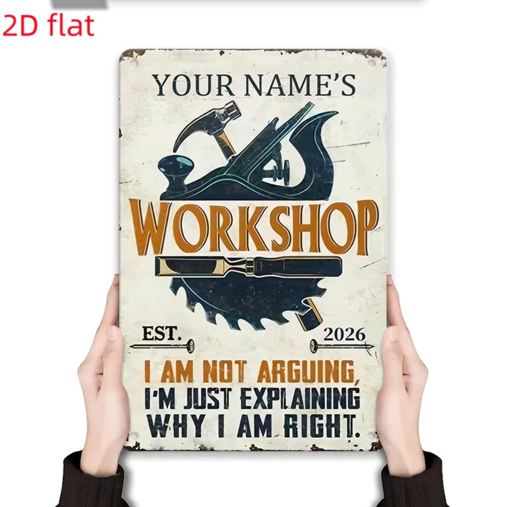 [2D Plano] 1 unidade Placa de  - Workshop Tools Name avaliação e preço