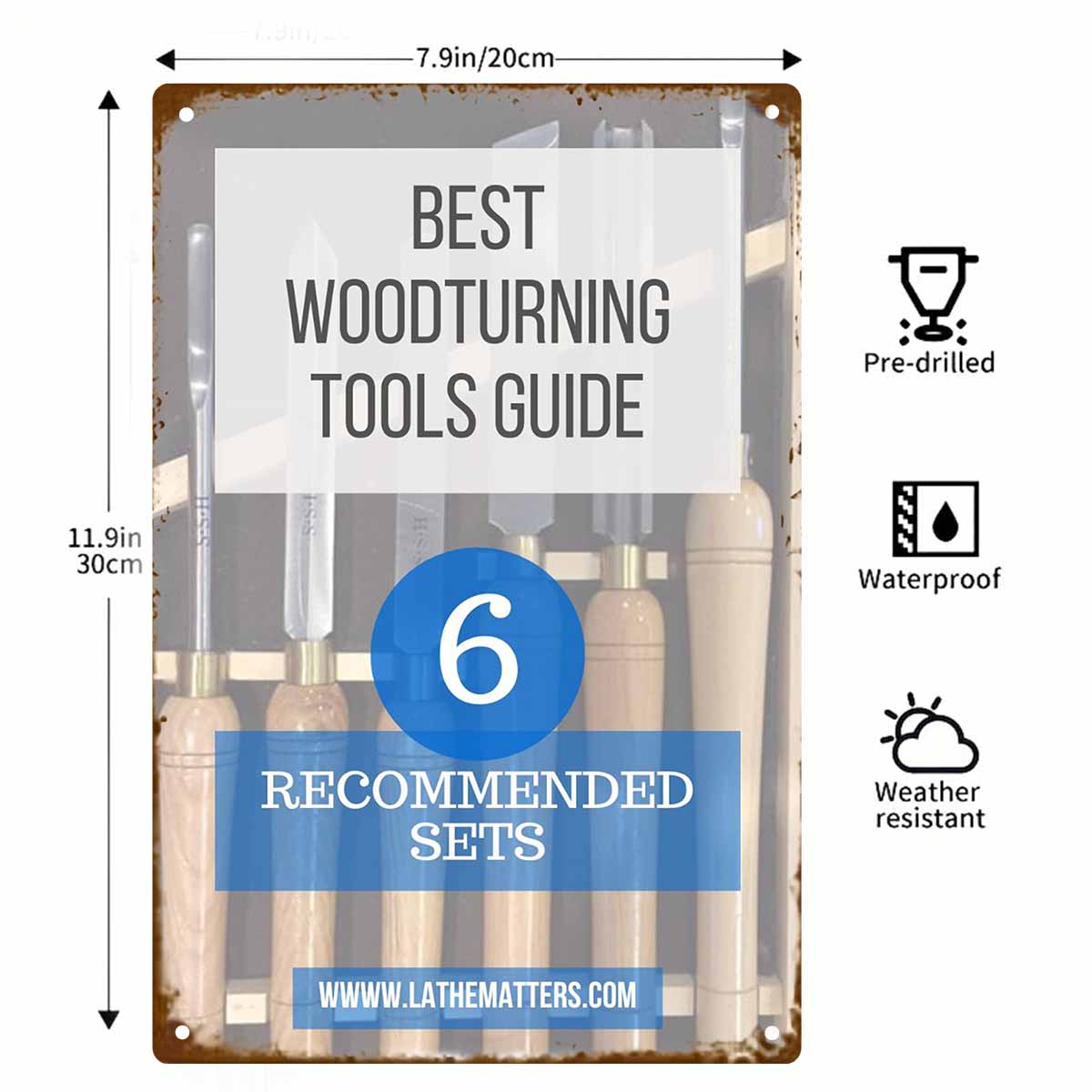 Pôster Decorativo 2D Plano de  - Best Tools For Workshop avaliação e preço