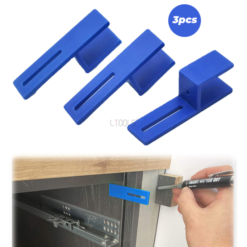 3 pçs 18mm gabaritos fechament - Dowel Jig Kit avaliação e preço