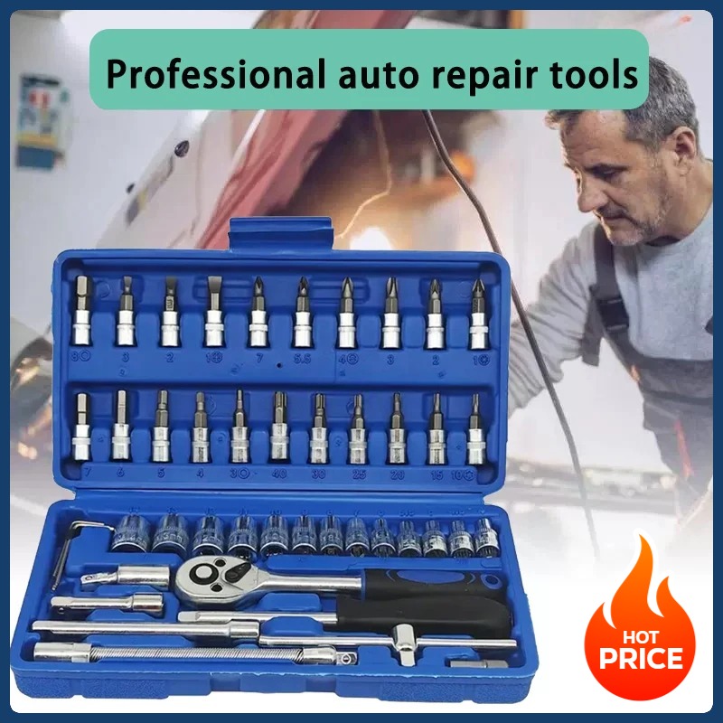 Conjunto de Chaves de Soquete  - Car Workshop Tools Kit avaliação e preço