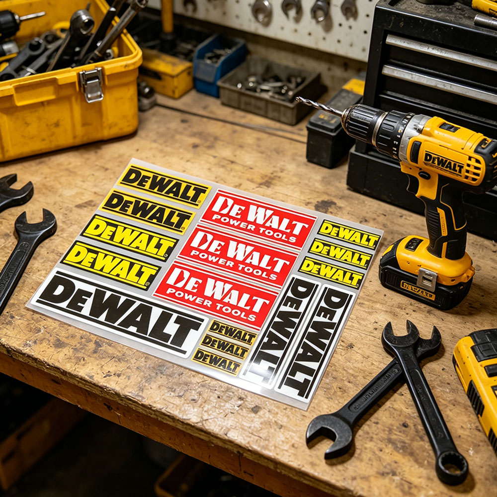 Adesivos Refletivos de Vinil c - Workshop Tools Logo avaliação e preço