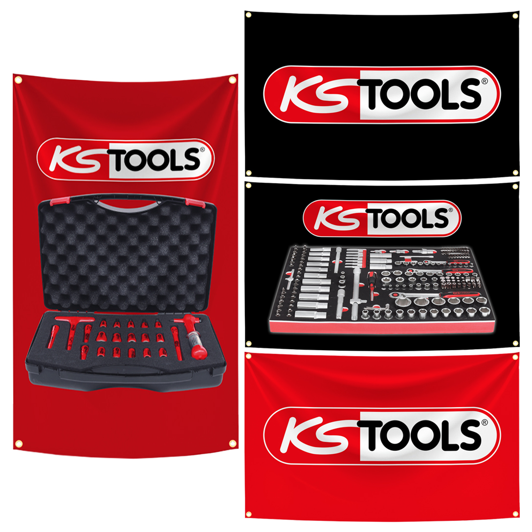 Bandeira de Tapeçaria da Marca - Ks Tools Workshop avaliação e preço