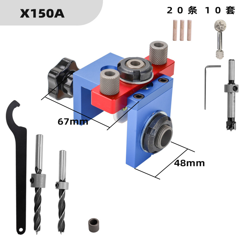 Kebak W-136 bolso buraco gabar - Dowel Jig Kit avaliação e preço