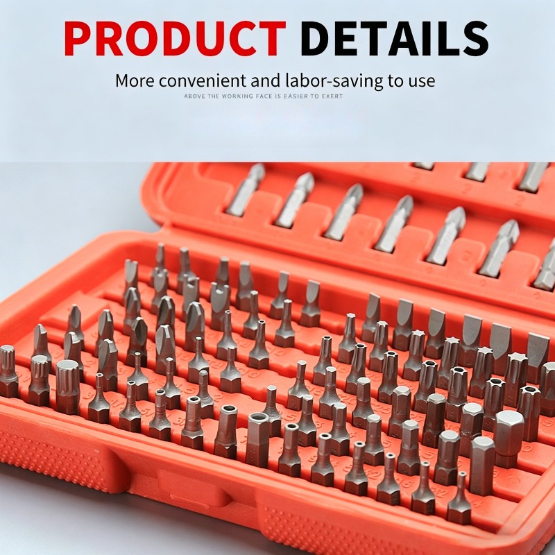 Conjunto de 100 Peças de Ponta - Tools Use In Workshop avaliação e preço