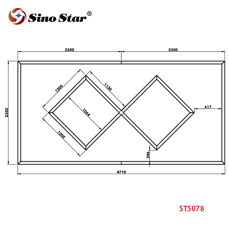 ST5078 Sino Star W2.35*L4.71M  - Best Tools For Workshop avaliação e preço